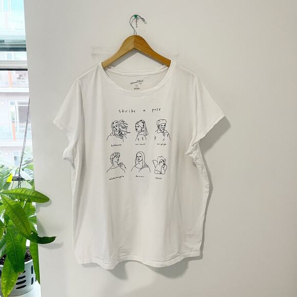 Universal Thread Famous Artists Strike a Pose Short Sleeve Tee Size 3X - Picture 1 of 5